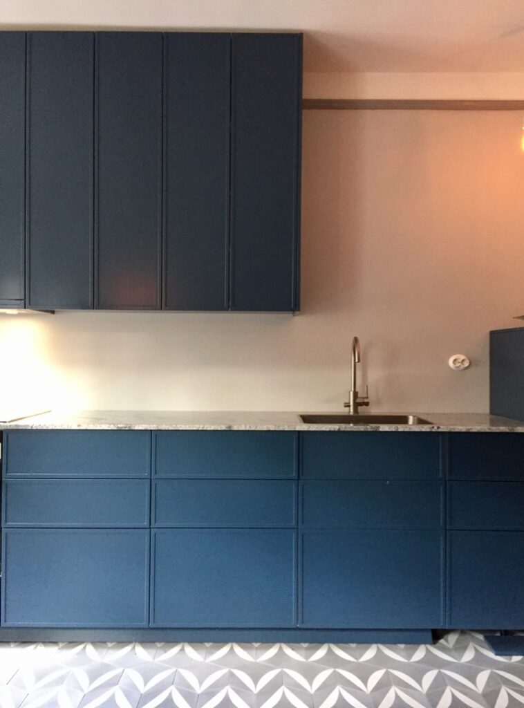 blått kök